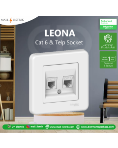 Stop Kontak Data RJ45 CAT6 & TELP Socket