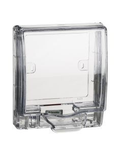 Pelindung kotak kontak tahan cuaca, IP55, Transparan