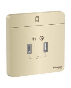 21W Type A+C, PD+QC3.0 USB Charger, WG