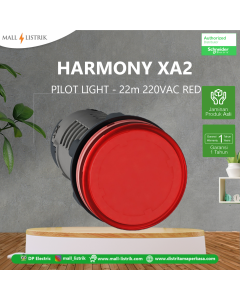 Medium XA2 Pilot Light,220v AC,Red