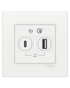 21W Type A+C, PD+QC3.0 USB Charger, WE