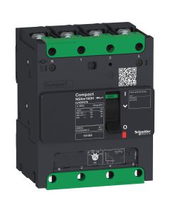 Compact NSXm circuit breaker 32A 4P 50kA at 380/415V(IEC) compression lug - LV426462