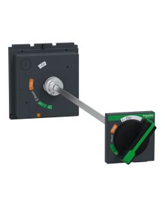 extended rotary handle, ComPacT NSX 400/630, black handle, shaft length 209 to 600 mm, IP55