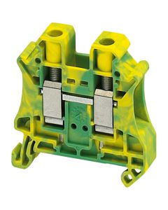 Linergy TR Linergy earth terminal block - 10mm² 76A single-level 1x1 screw - green-yellow - NSYTRV102PE