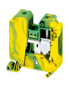 Linergy TR Linergy earth terminal block - 35mm² 125A single-level 1x1 screw - green-yellow - NSYTRV352PE