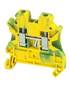 Linergy TR Linergy earth terminal block - 4mm² single-level 1x1 screw - green-yellow - NSYTRV42PE