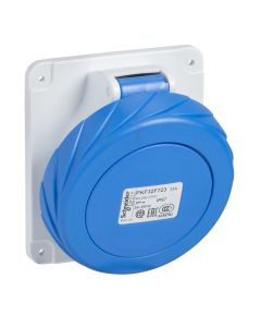 Panel socket angled PK PratiKa screw 16A