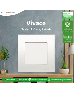 Saklar VIVACE 1 Gang 2 Arah - Schneider