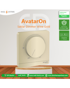 Saklar Peredup Dimmer Wine Gold ,AvatarOn, Schneider ,E8331RD250_WG
