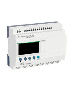 SR 20 I/O REL. 100-240VAC DISPL & CLK
