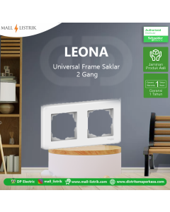 2 gang universal frame - Schenider electric LEONA