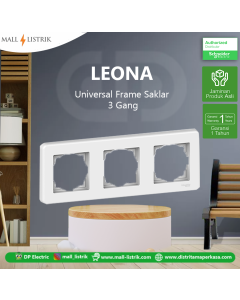 Schneider electric 3 gang universal frame white