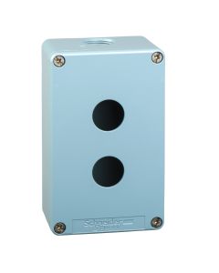 EMPTY CONTROL STATION XAPM METAL 2 HORIZ