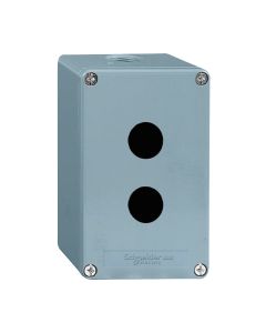 EMPTY CONTROL STATION XAPM METAL 2 HORIZ