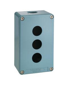 Harmony XAP, XB2 SL die-cast empty control station - XAPM - Ø22 - zinc alloy - 3 horizontal openings - XAPM3503