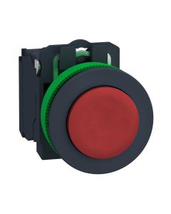 FLUSH RED PROJ PB 1NC SCREW CLAMP