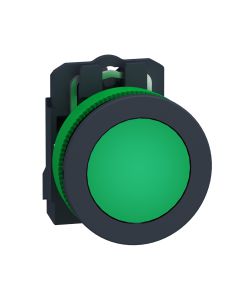 FLUSH compl. Pilot light 110 120V Green